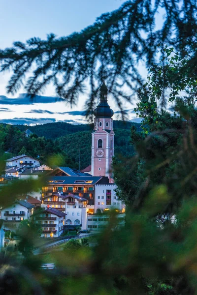 Kastelruth Italy June 2018 Church Valentin Kastelruth Castelrotto Background Jged — 图库照片