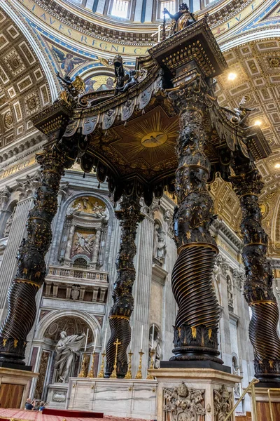 Vaticano Italia Junio 2018 Tumba San Pedro Basílica Ciudad Del —  Fotos de Stock