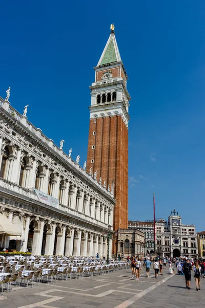 Veneza Itália Julho 2018 Campanário São Marcos Veneza Itália — Fotografia de Stock