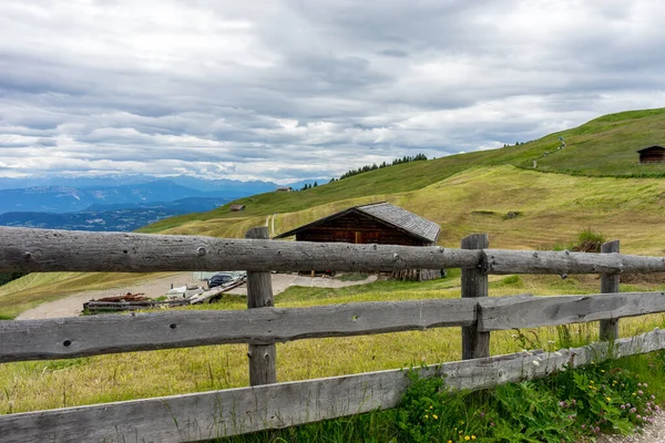 Seiser Alm Italia Junio 2018 Paisaje Urbano Paisaje Urbano Seiser — Foto de Stock