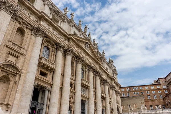 Vatican City Italy June 2018 Facade Saint Peter Basilica Peter — Stock Photo, Image