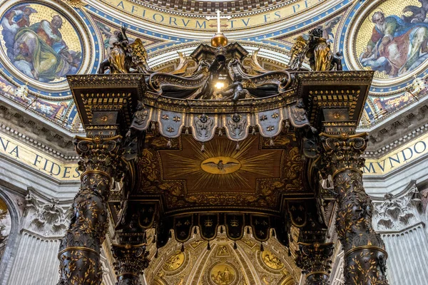 Ватикан Италия Июня 2018 Года Могила Святого Петра Базилике Ватикане — стоковое фото