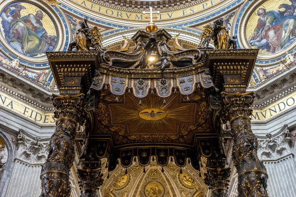 Cidade Vaticano Itália Junho 2018 Túmulo São Pedro Basílica Cidade — Fotografia de Stock