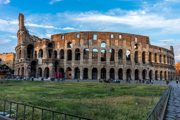 이탈리아 2018 플라비우스 피극장 Flavian Amphitheatre 으로도 알려진 대로마 콜로세움의 — 스톡 사진