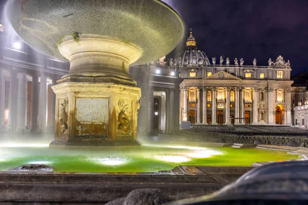 Città Del Vaticano Italia Giugno 2018 Fontana Dell Acqua Viene — Foto Stock