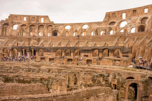 Rom Italien Juni 2018 Innenraum Des Römischen Kolosseums Kolosseum Colosseo — Stockfoto