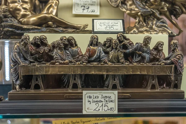 Венеция Италия Июня 2018 Года Артефакты Последнего Ужина Магазине Венеции — стоковое фото
