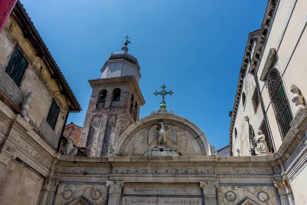 Венеція Італія Липня 2018 Scuola Grande San Giovanni Evangelista Venice — стокове фото