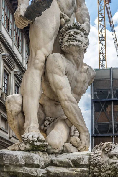 Firenze Giugno 2018 Palazzo Vecchio Piazza Della Signoria Firenze — Foto Stock