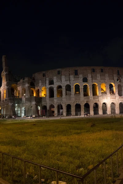 Roma Giugno 2018 Notte Grande Colosseo Romano Colosseo Colosseo Noto — Foto Stock