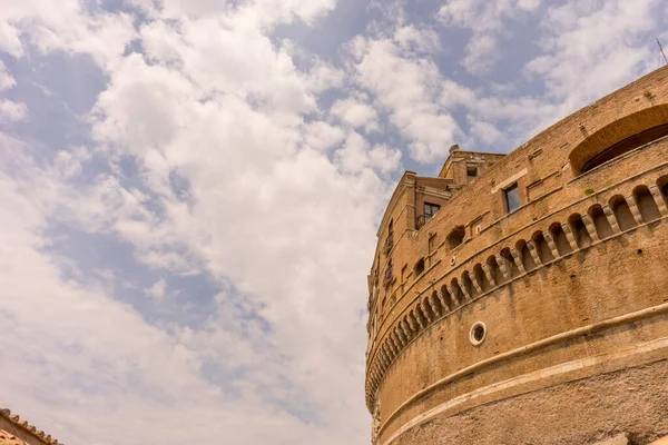 Rome Italië Juni 2018 Het Castel Sant Angelo Mausoleum Van — Stockfoto