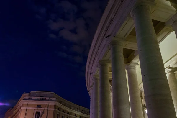 Vaticaanstad Italië Juni 2018 Licht Brandt Buiten Muren Van Het — Stockfoto