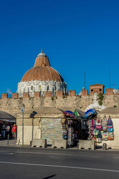 Піза Італія Червня 2018 Pisa Baptistery Battistero Pisa Площі Piazza — стокове фото
