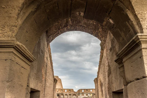 Rom Italien Juni 2018 Interiören Romerska Colosseum Coliseum Colosseo Även — Stockfoto