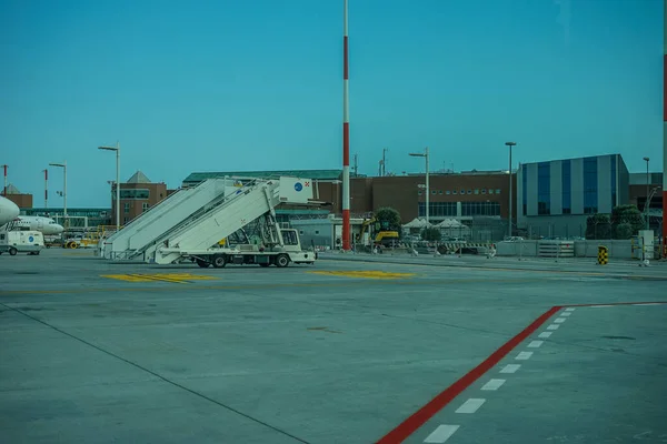 Venedig Italien Juli 2018 Der Marco Polo Flughafen Venedig Italien — Stockfoto