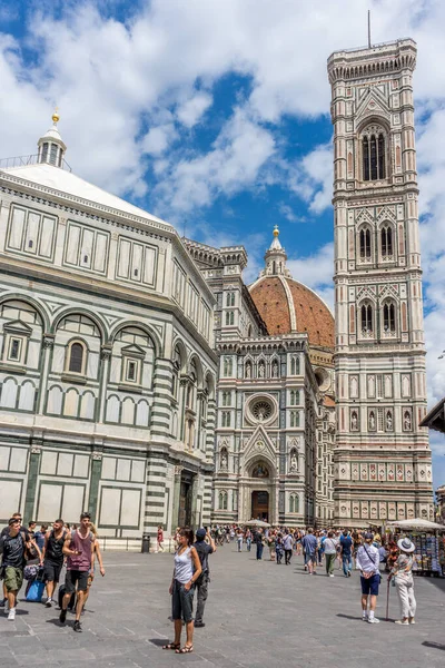 Floransa Talya Haziran 2018 Baptistery Battistero San Giovanni Saint John — Stok fotoğraf