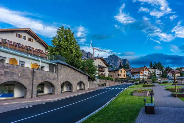 Kastelruth Itálie Června 2018 Městská Krajina Město Kastelruth Castelrotto Itálii — Stock fotografie