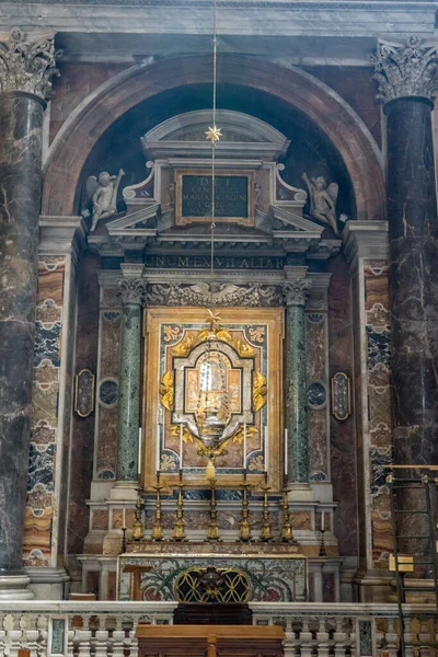 Cidade Vaticano Itália Junho 2018 Interiores Decorados Área Oração Basílica — Fotografia de Stock