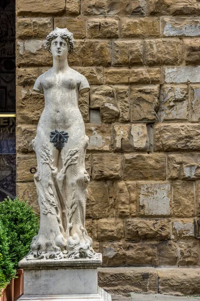 Florencia Italia Junio 2018 Palazzo Vecchio Piazza Della Signoria Florencia — Foto de Stock