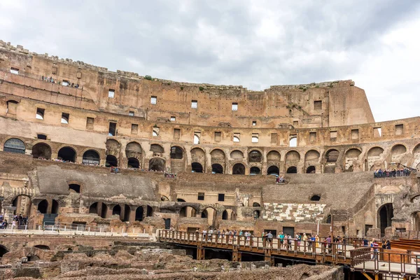 Rom Italien Juni 2018 Innenraum Des Römischen Kolosseums Kolosseum Colosseo — Stockfoto