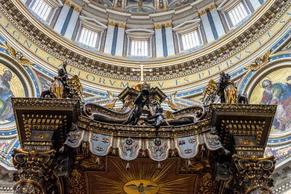 Vaticano Italia Junio 2018 Tumba San Pedro Basílica Ciudad Del — Foto de Stock