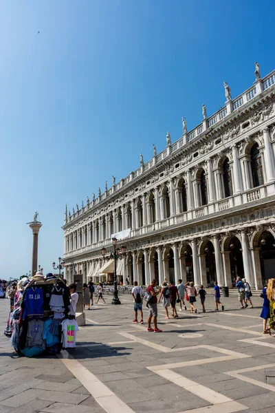 Veneza Itália Julho 2018 Biblioteca Marciana Veneza Itália — Fotografia de Stock