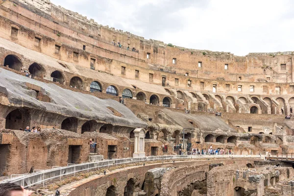 Roma Itália Junho 2018 Interior Coliseu Romano Coliseu Colosseo Também — Fotografia de Stock
