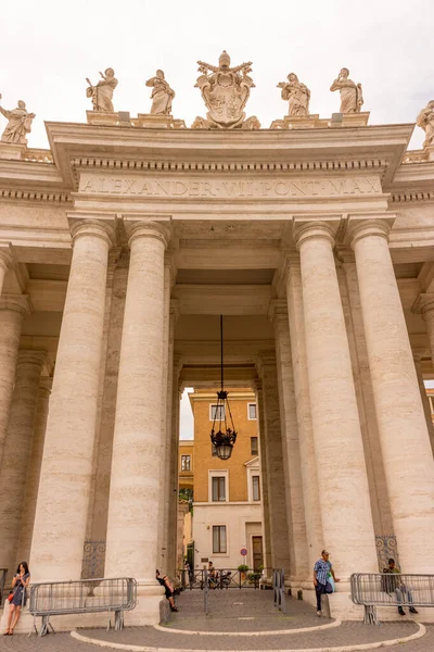 Vatikan Şehri Talya Haziran 2018 Vatikan Daki Aziz Peter Meydanı — Stok fotoğraf