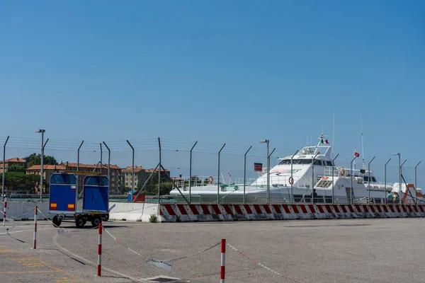Βενετία Ιταλία Ιουλίου 2018 Κρουαζιερόπλοιο Στον Τερματικό Σταθμό Basilio Στη — Φωτογραφία Αρχείου