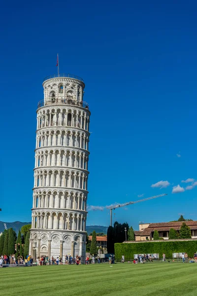Пиза Италия Июня 2018 Года Пизанская Башня Площади Piazza Del — стоковое фото