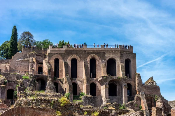 Rome Italië Juni 2018 Oude Ruïnes Van Het Forum Romanum — Stockfoto