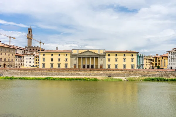 Firenze Olaszország Június 2018 Palazzo Vecchio Arno River Florence Olaszország — Stock Fotó