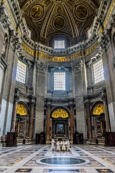 Cidade Vaticano Itália Junho 2018 Irmãs Cristãs Interior Basílica São — Fotografia de Stock