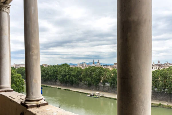 Rome Italië Juni 2018 Stadsgezicht Van Rome Gezien Vanaf Castel — Stockfoto