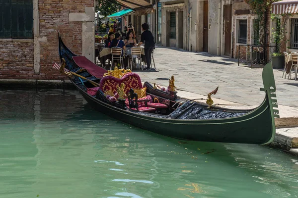 Venise Italie Juillet 2018 Gondole Sur Canal Venise Italie — Photo