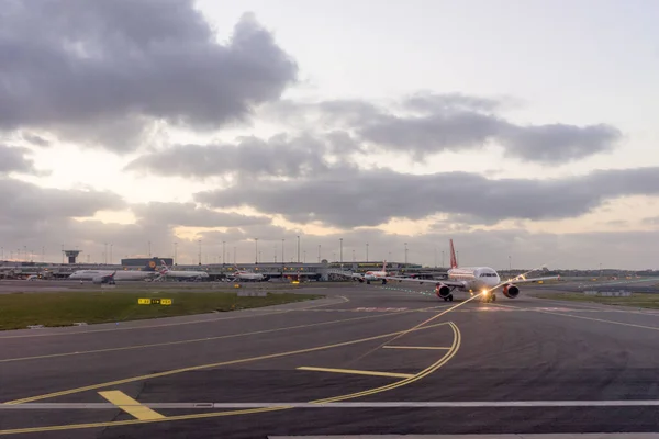 Amsterdam Schiphol 2018 Easyjet Plane Schiphol Airport — 스톡 사진