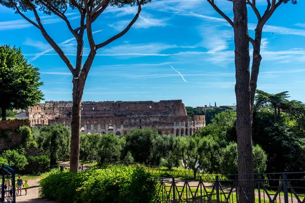 Rome Italië Juni 2018 Het Grote Romeinse Colosseum Colosseo Ook — Stockfoto