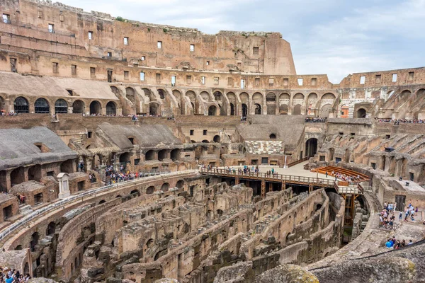 Roma Itália Junho 2018 Interior Coliseu Romano Coliseu Colosseo Também — Fotografia de Stock