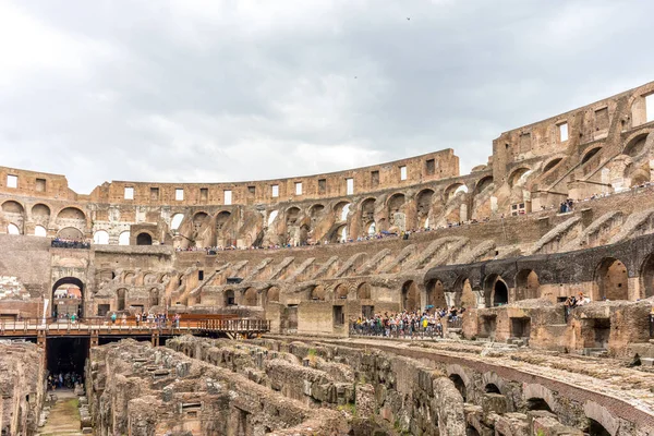 Roma Italia Junio 2018 Interior Del Coliseo Romano Coliseo Coliseo — Foto de Stock