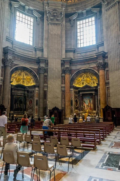 Vatikánváros Olaszország 2018 Június Szent Péter Bazilika Díszített Belső Terei — Stock Fotó