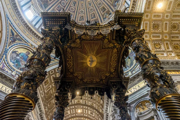 Vatican City Italy June 2018 Tomb Saint Peter Basilica Vatican — Stock Photo, Image