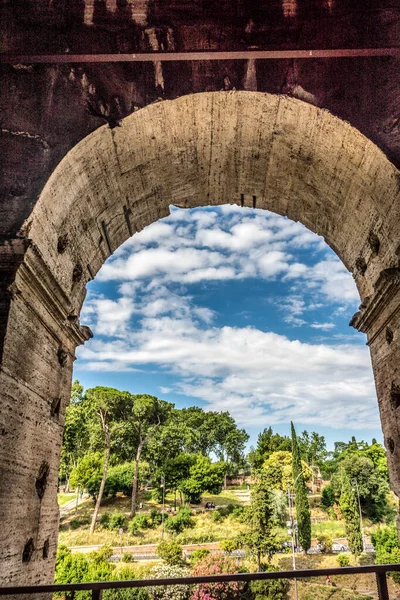 Rome Italië Juni 2018 Ruïnes Van Het Romeinse Forum Bekeken — Stockfoto