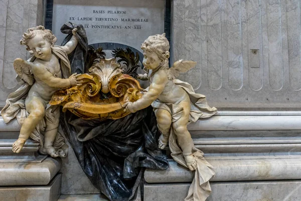 Ciudad Del Vaticano Italia Junio 2018 Interiores Decorados Basílica San — Foto de Stock
