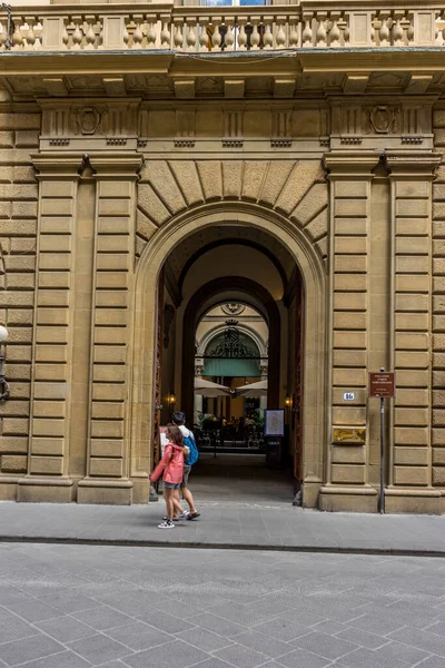 Florence Italië Juni 2018 Palazzo Corsi Tornabuoni Florence Italië — Stockfoto
