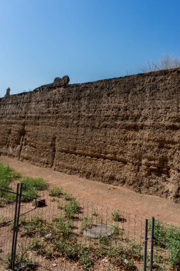 İspanya, Cordoba, Avrupa, Çelik Duvar 'ın Düşük Açı Görüntüsü
