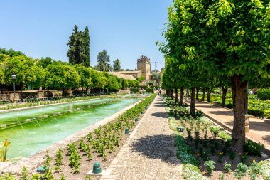 İspanya, Cordoba, Avrupa, BACKground 'daki Cennet manzarası