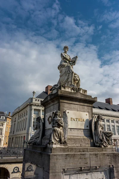 Het Standbeeld Van Patria Een Monument Gewijd Aan Martelaren Van — Stockfoto