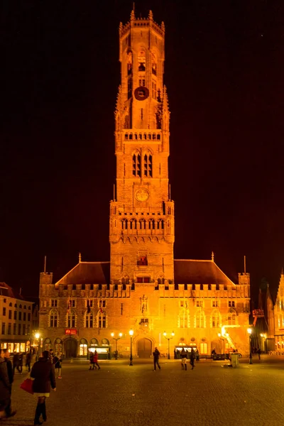 Europa Bélgica Bruges Belfry Bruges — Fotografia de Stock