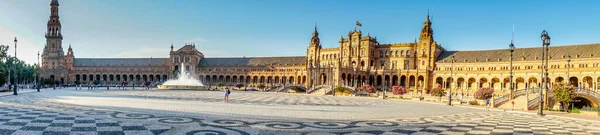 Spanje Sevilla Europa Beperkingen Stad Landbouw Clear Sky Plaza Espana — Stockfoto
