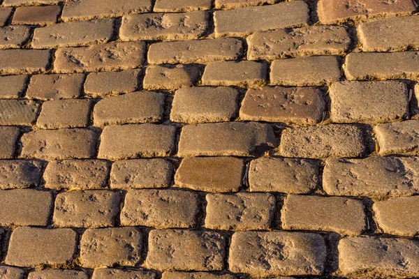 Europa Belgien Brygge Cobblestone Street — Stockfoto